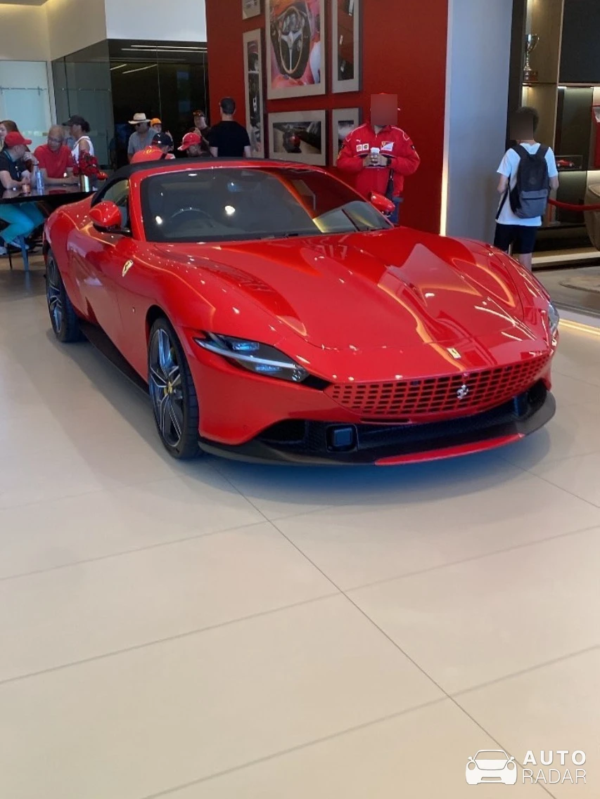 Ferrari Roma Spider spotted in Osborne Park, Australia