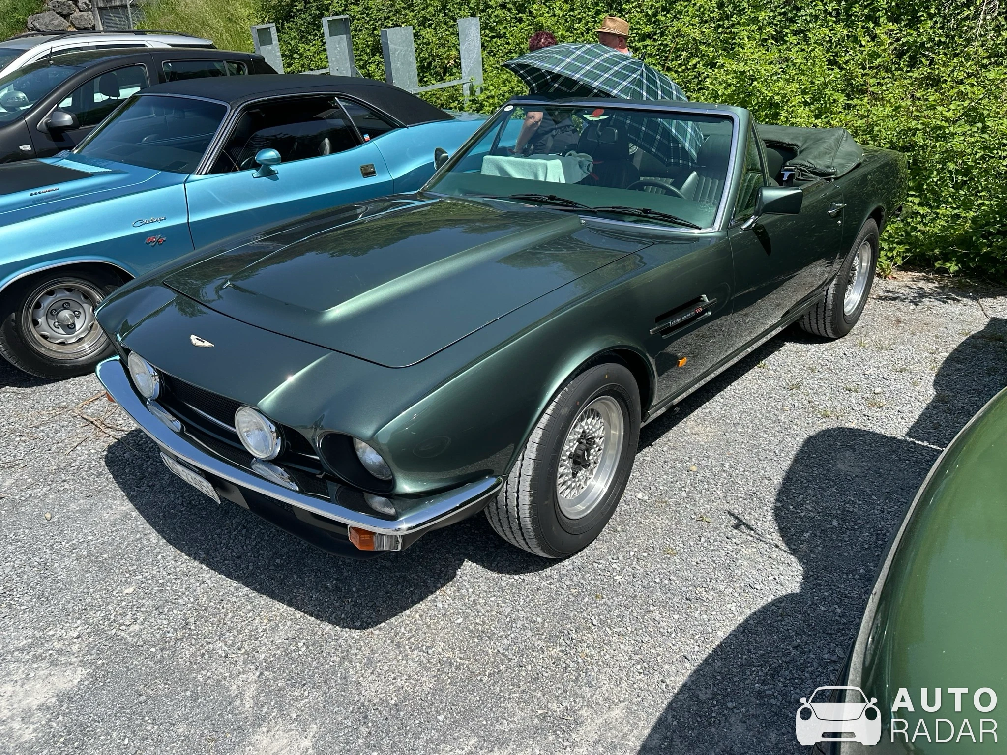 Aston Martin V8 Volante Series 3 spotted in Dürnten