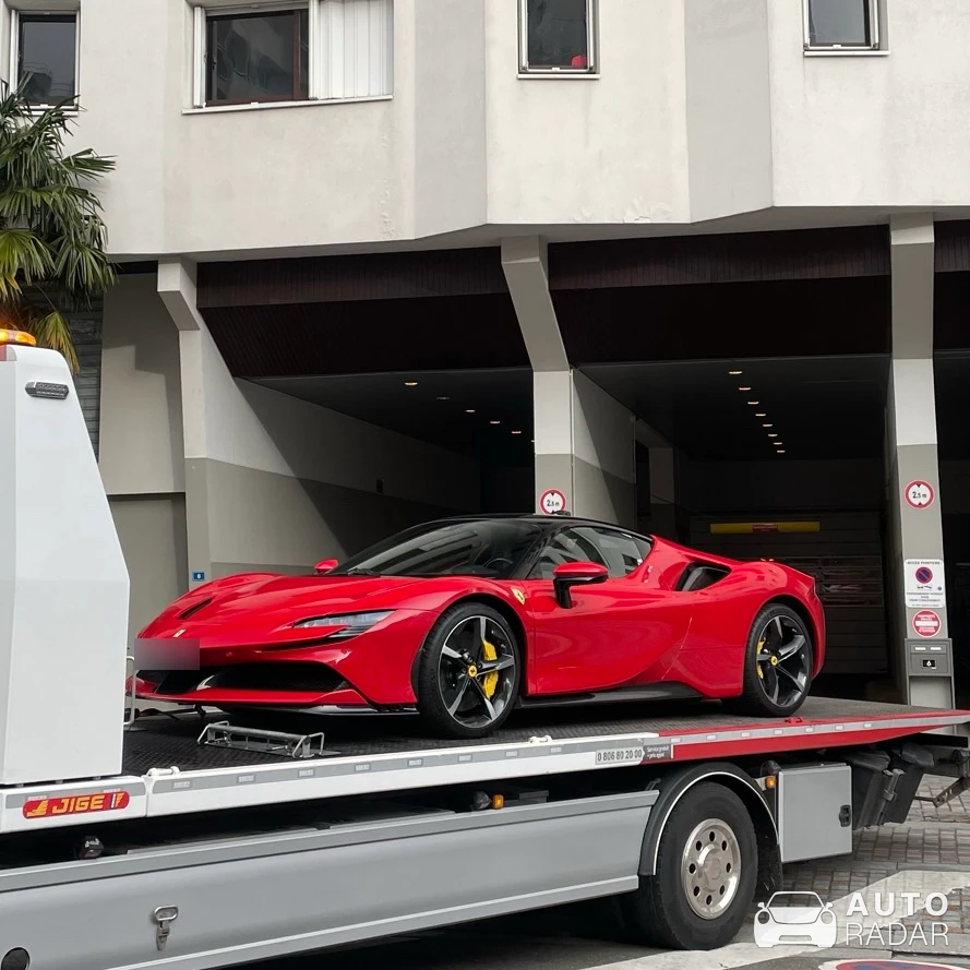 Ferrari SF90 Stradale spotted in Levallois-Perret, France