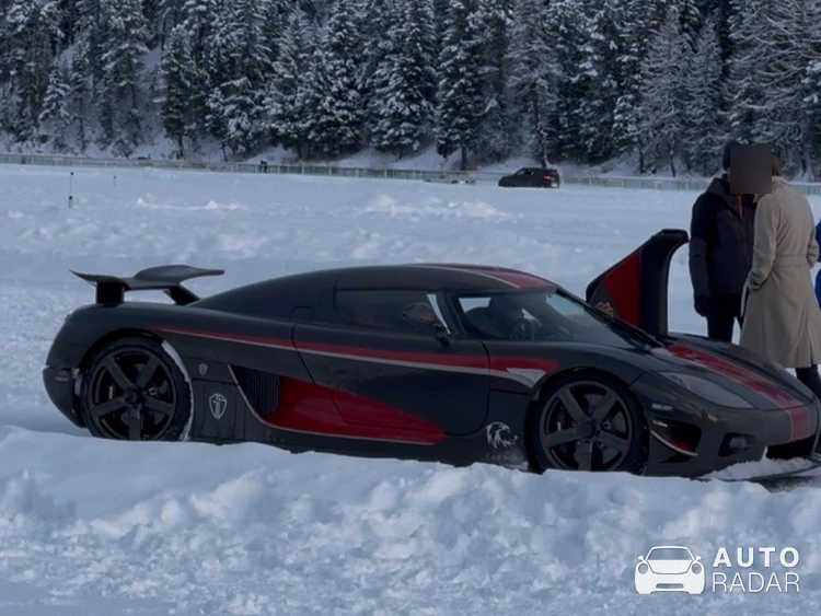 Koenigsegg Agera RS spotted in St. Moritz, Switzerland