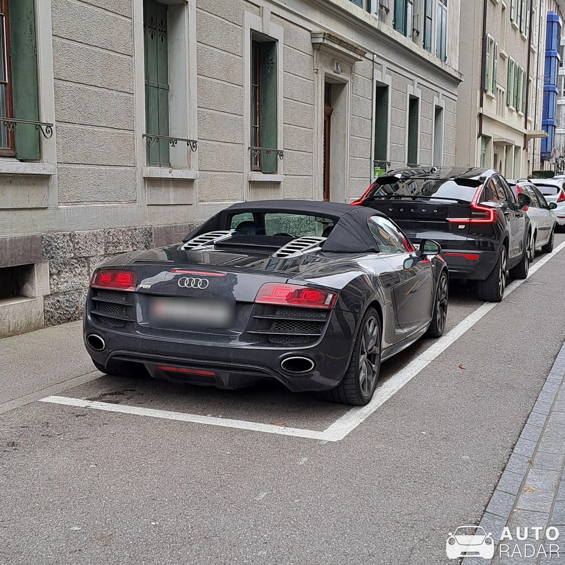 Audi R8 V10 Spyder 2013 spotted in Vevey