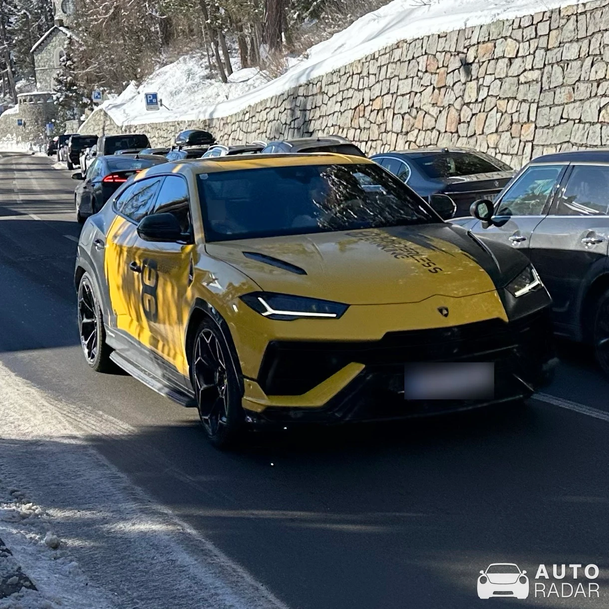 Lamborghini Urus Performante spotted in Sankt Moritz, Schweiz