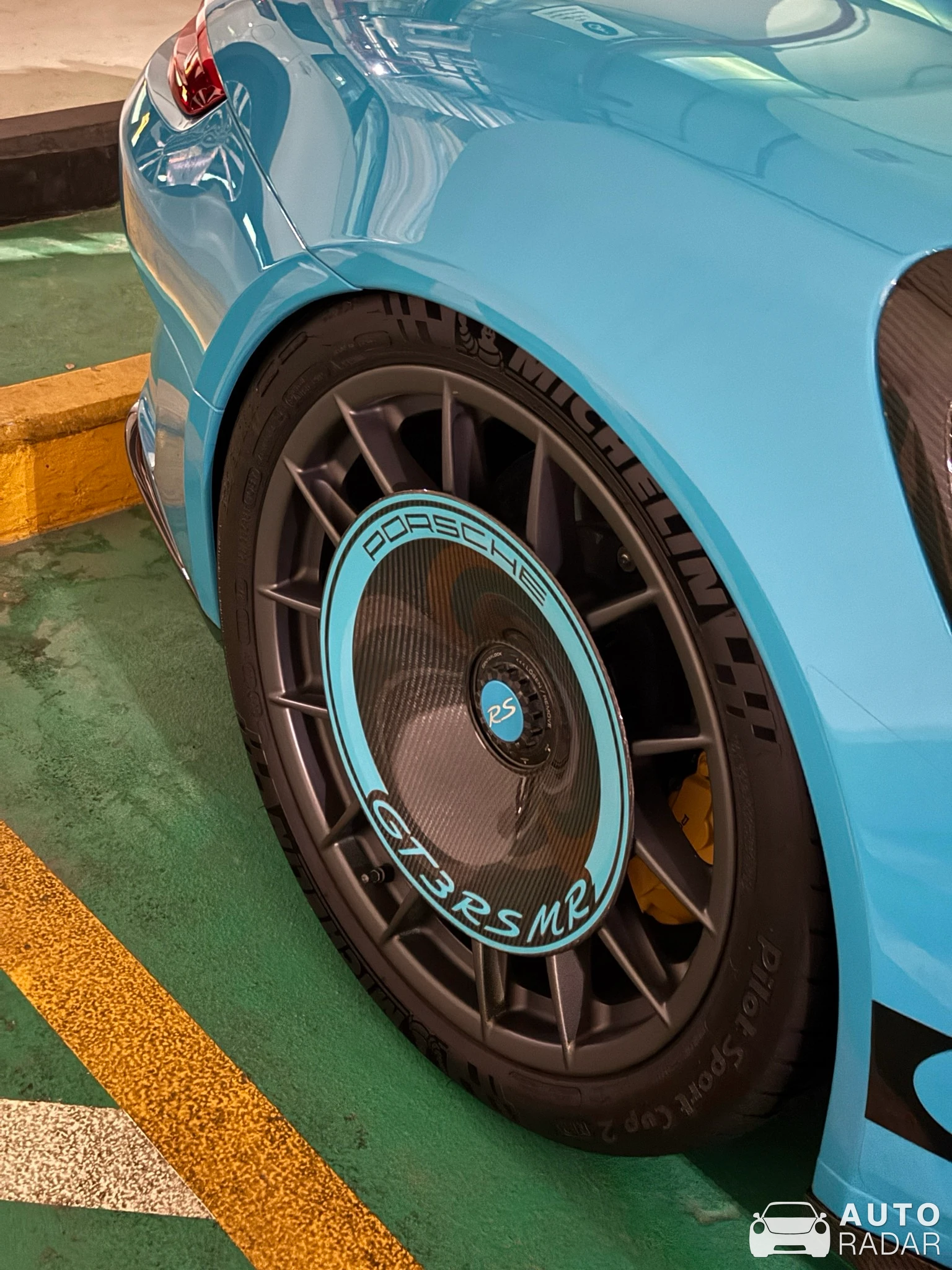 Porsche 991 GT3 RS MkI MR spotted in Dubai