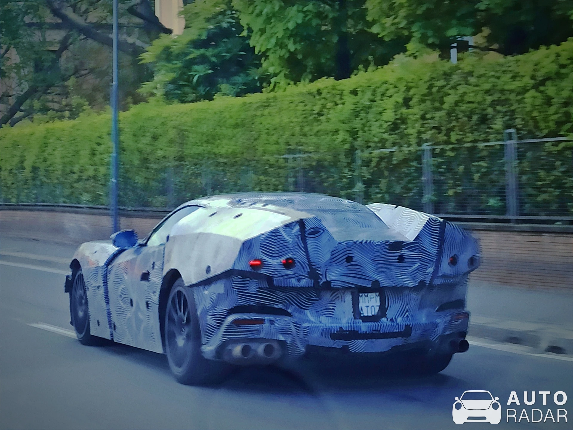 Ferrari 12Cilindri Spider Mule spotted in Bologna, Italia