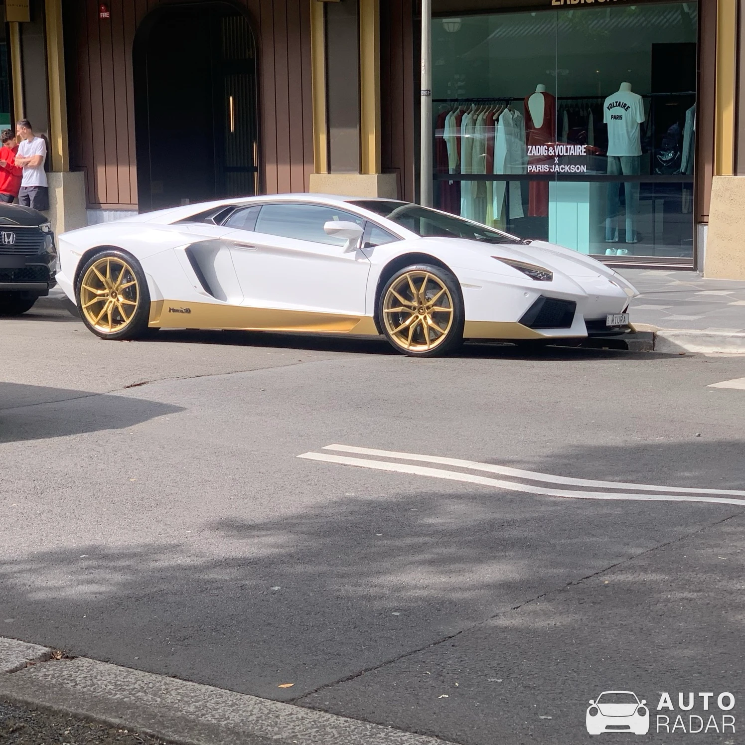 Lamborghini Aventador LP700-4 Miura Homage spotted in Double Bay
