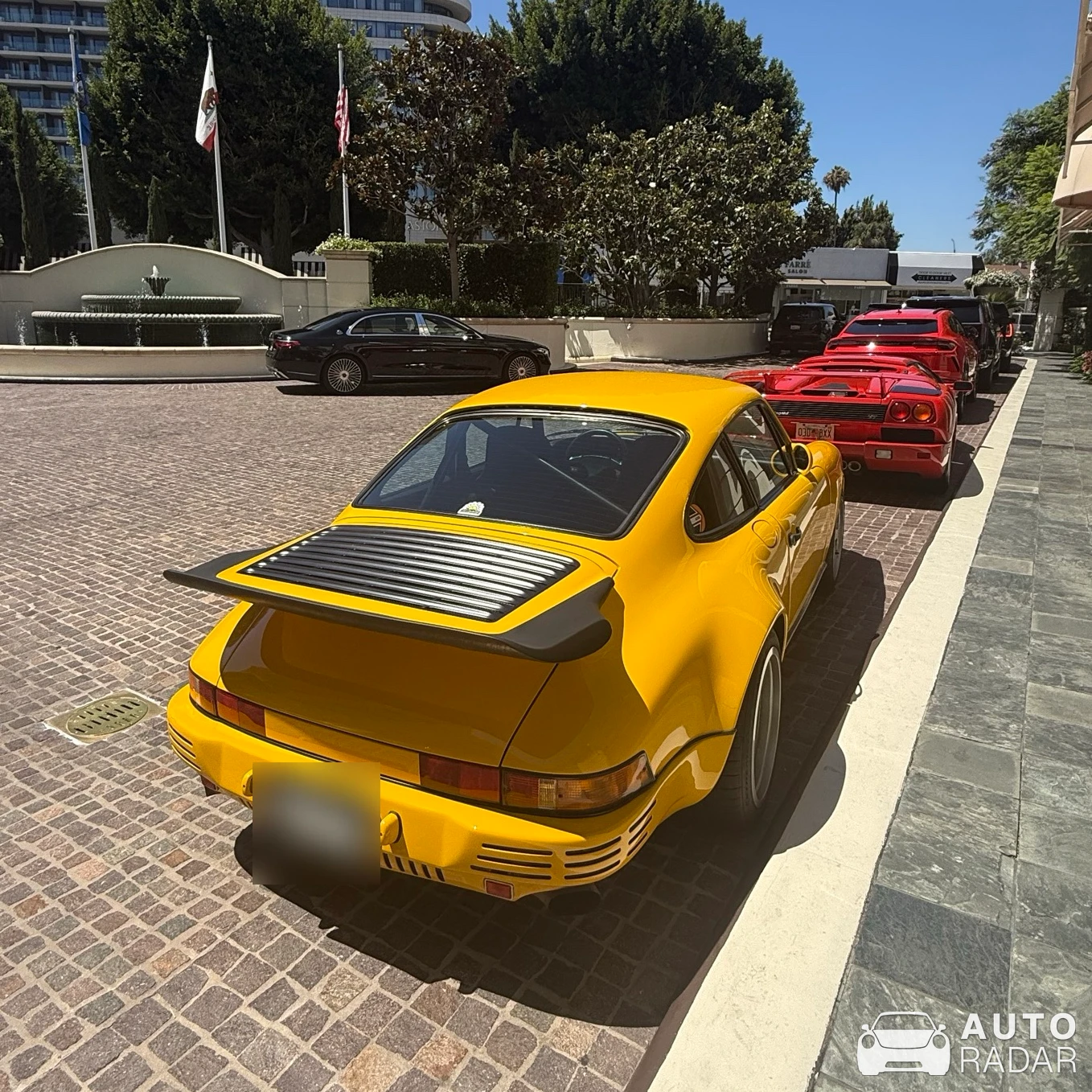 RUF CTR Yellowbird spotted in Beverly Hills