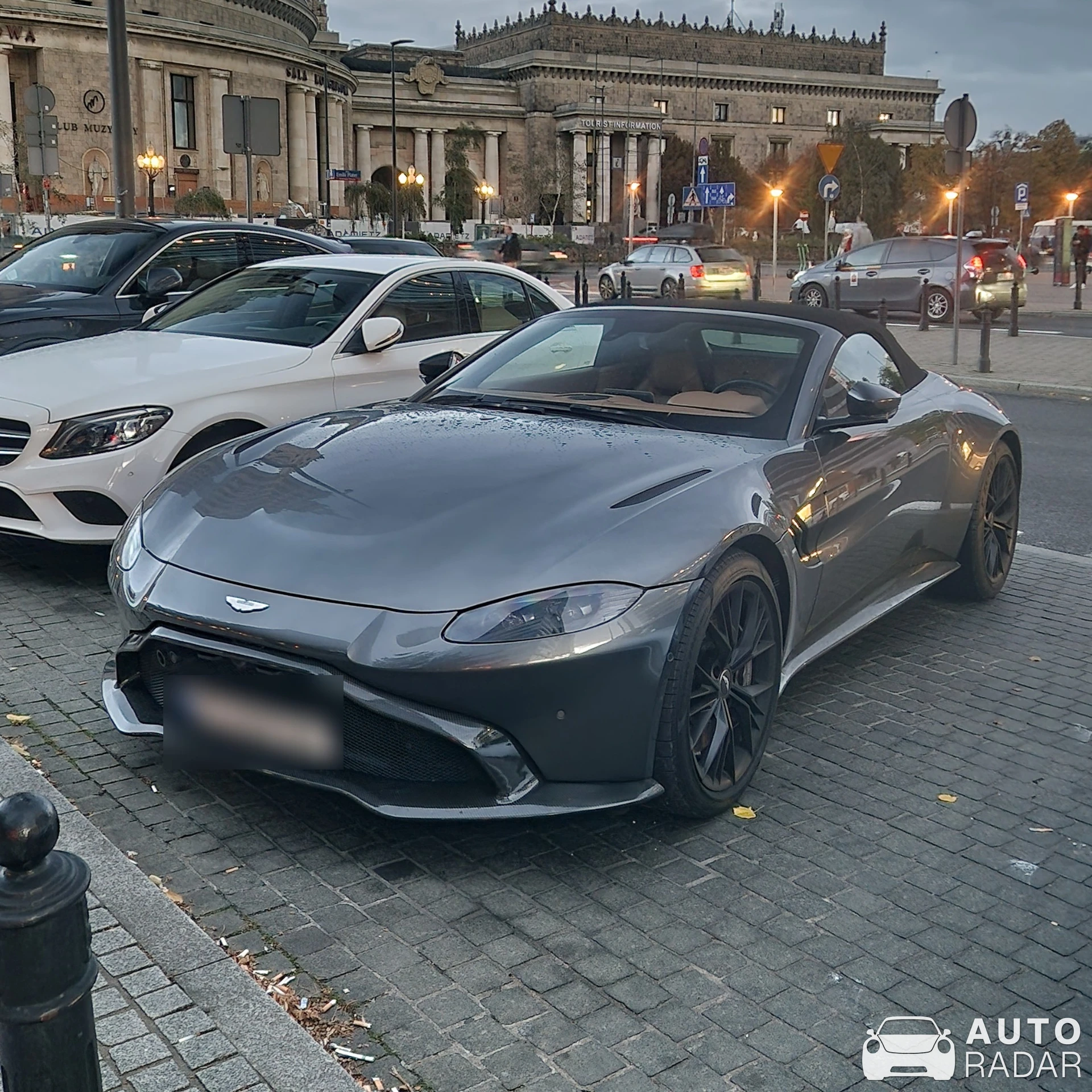 Aston Martin V8 Vantage Roadster 2020 spotted in Warszawa