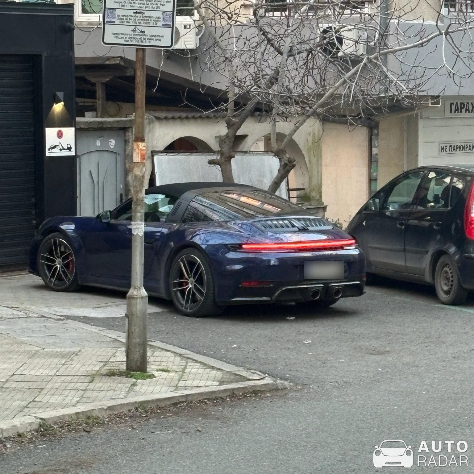 Porsche 992 Targa 4S MkI spotted in Burgas