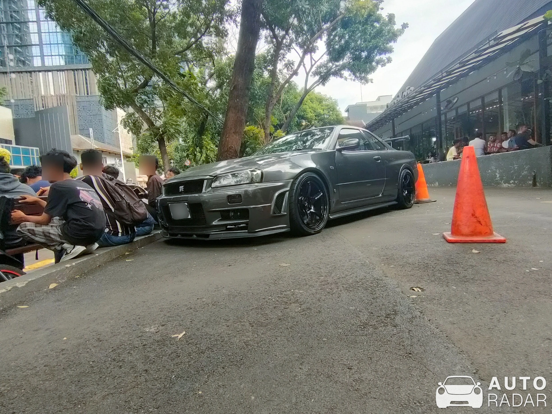 Nissan Skyline R34 GT-R spotted in Kota Jakarta Selatan, Indonesia