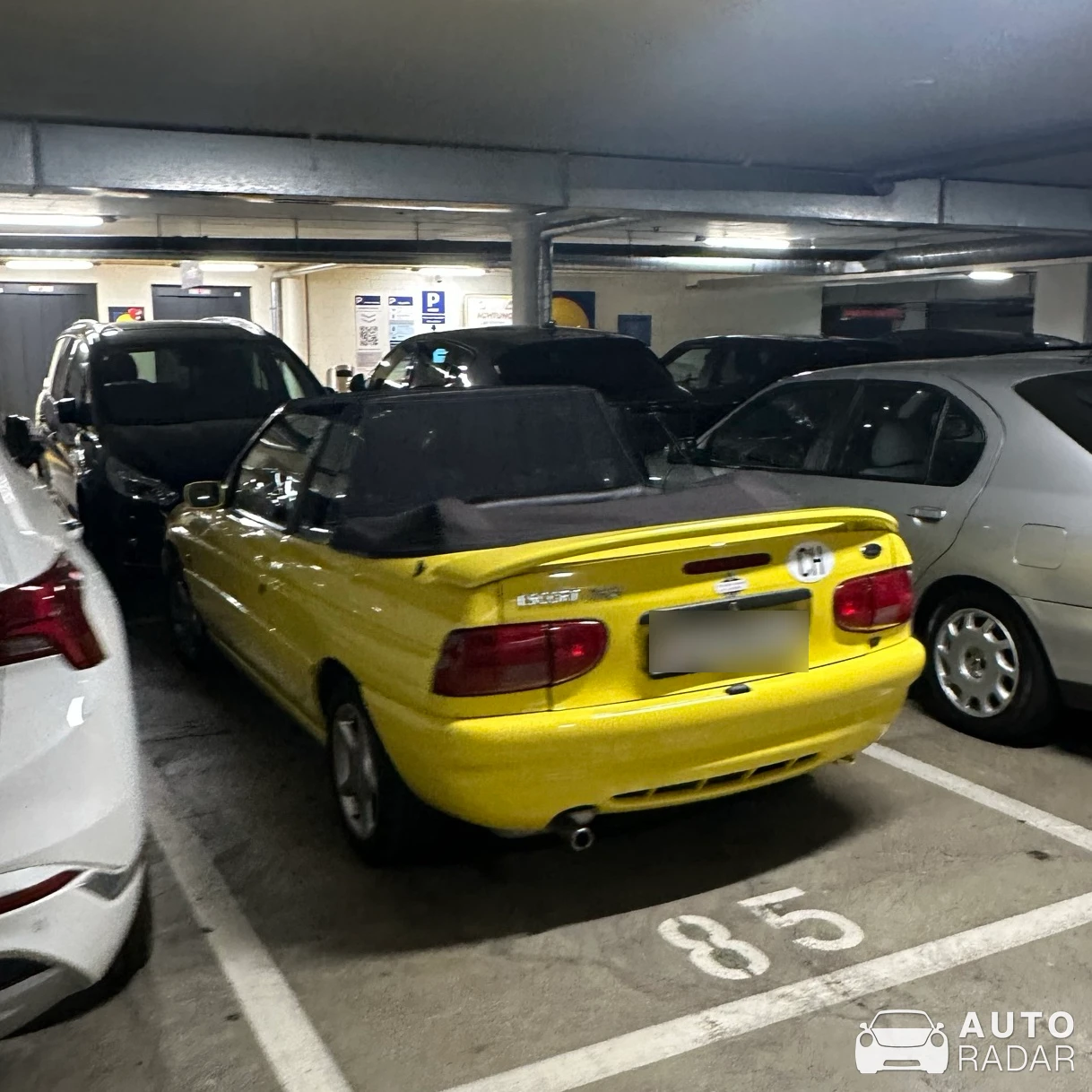 Ford Escort XR3i Cabriolet spotted in Rudolfstetten-Friedlisberg