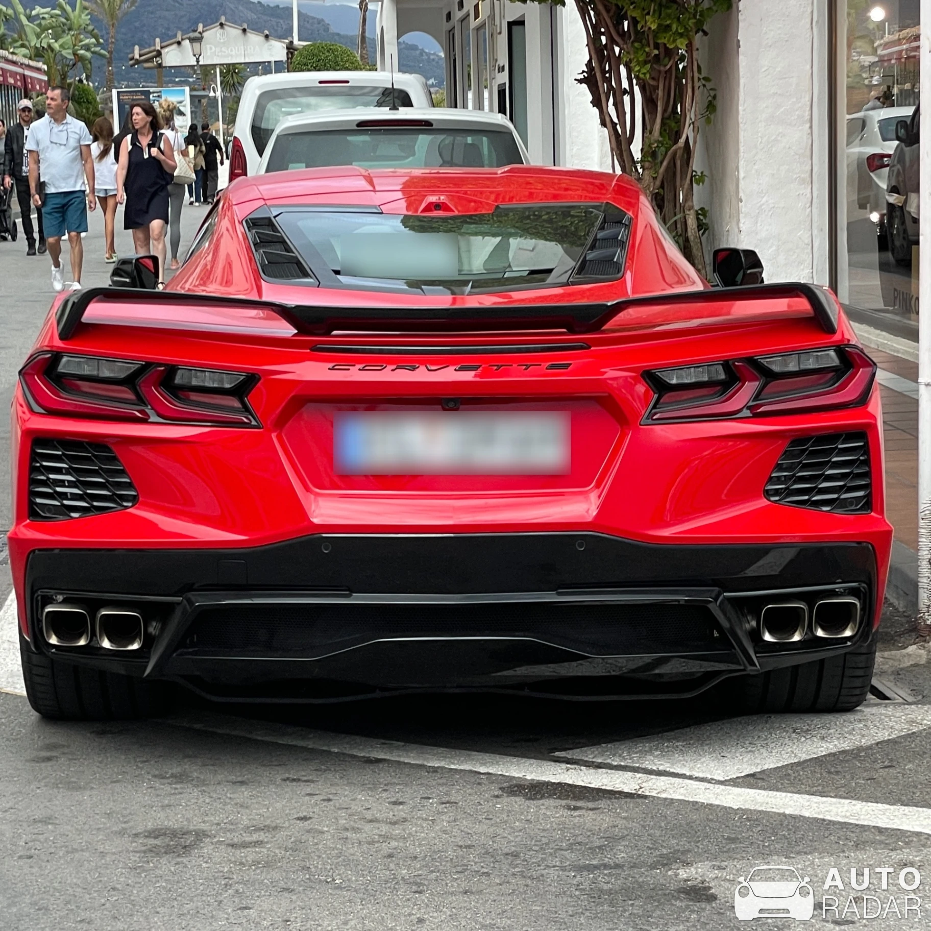 Chevrolet Corvette C8 Stingray spotted in Marbella, Spanien