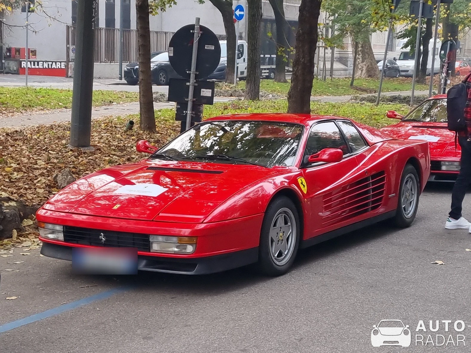 Ferrari Testarossa spotted in Milano, Italia