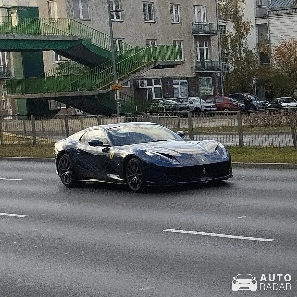 Ferrari 812 GTS spotted in Warszawa, Poland