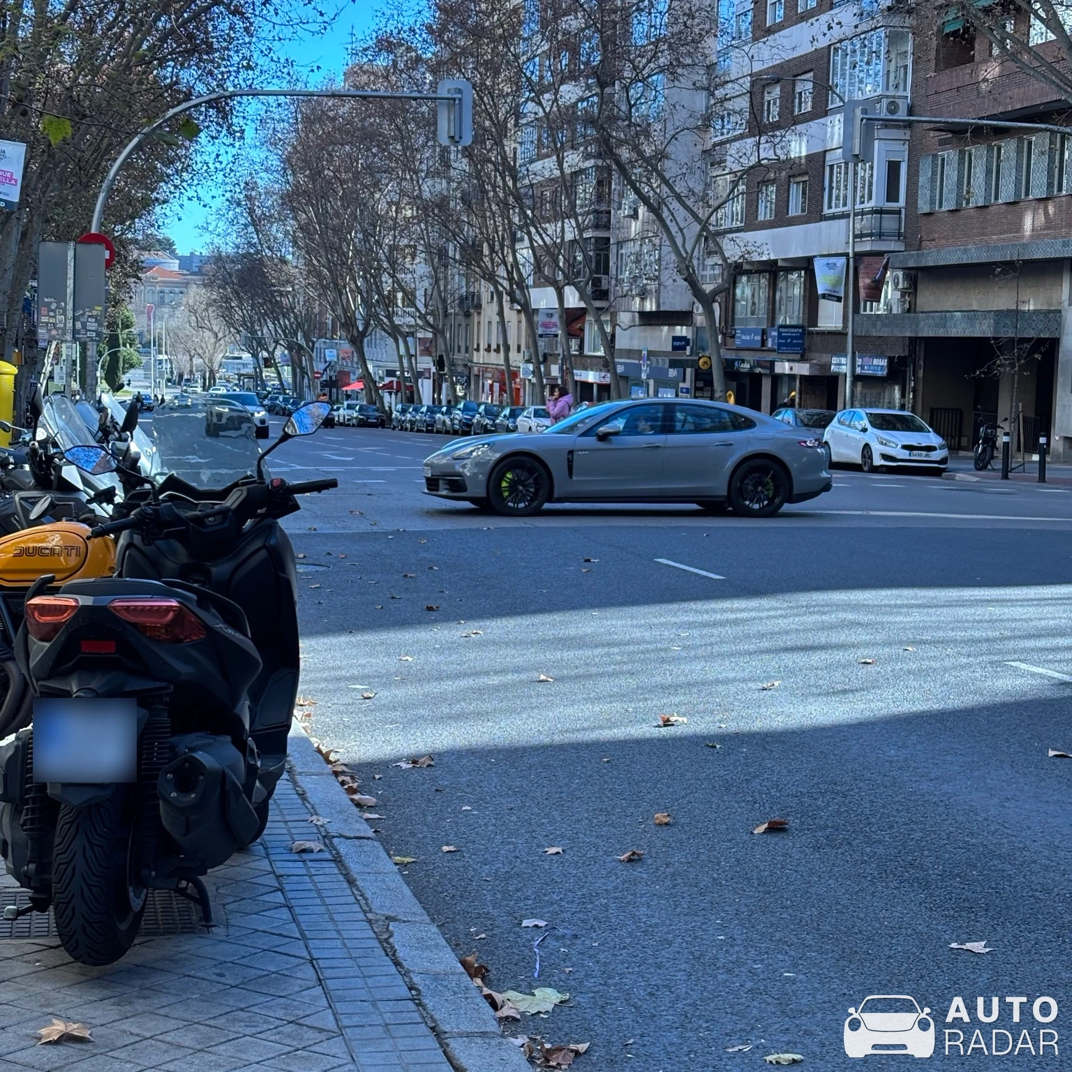 Porsche 971 Panamera 4 E-Hybrid Sport Turismo spotted in Madrid, España