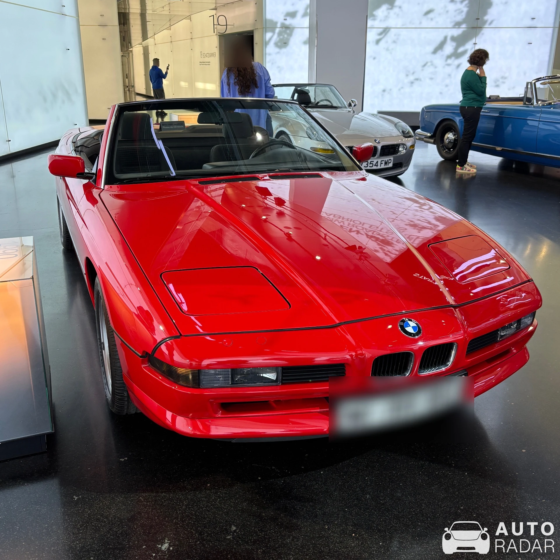 BMW 850Ci E31 Cabriolet Prototype spotted in München, Tyskland