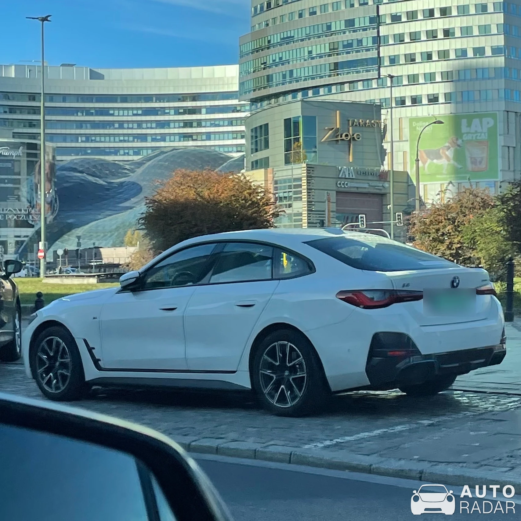 BMW i4 M50 2022 spotted in Warszawa, Poland