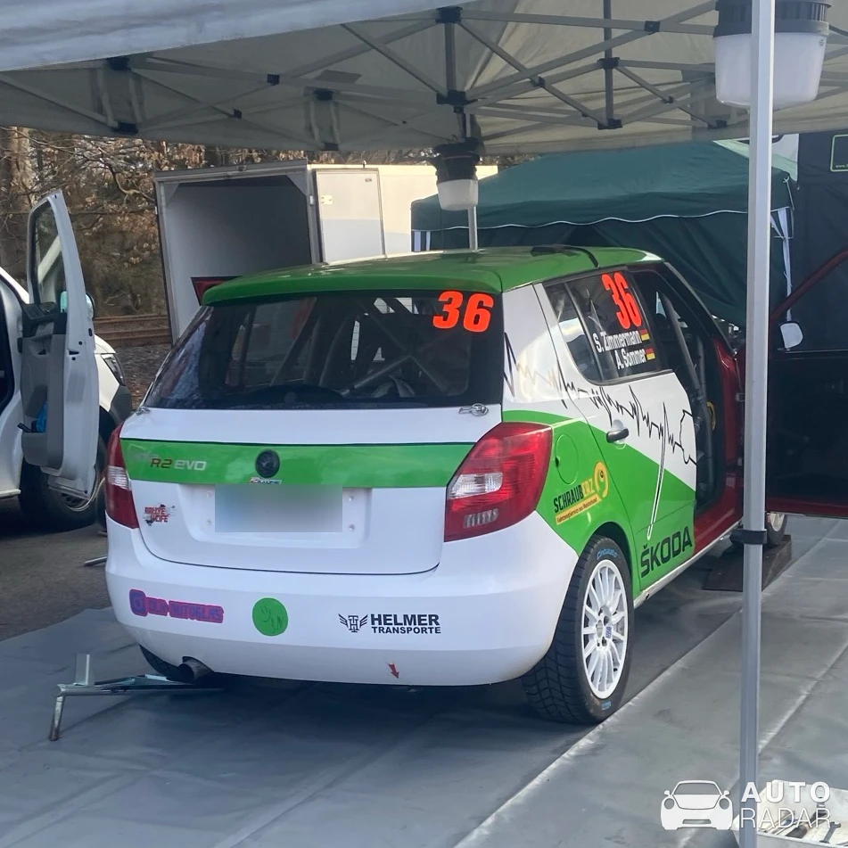 Škoda WRC Fabia RS spotted in Stollberg/Erzgebirge