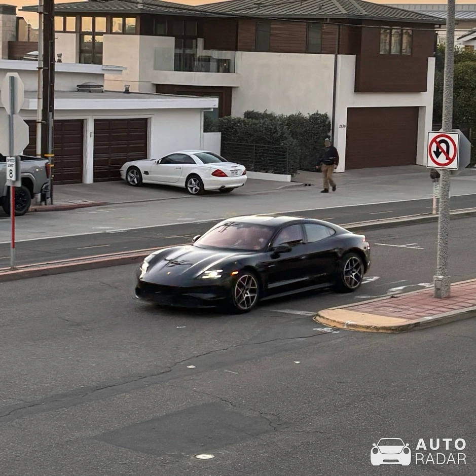 Porsche Taycan 4S spotted in Hermosa Beach, United States