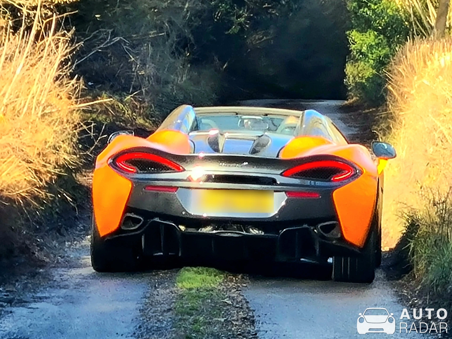 McLaren 570S Spider spotted in England, United Kingdom