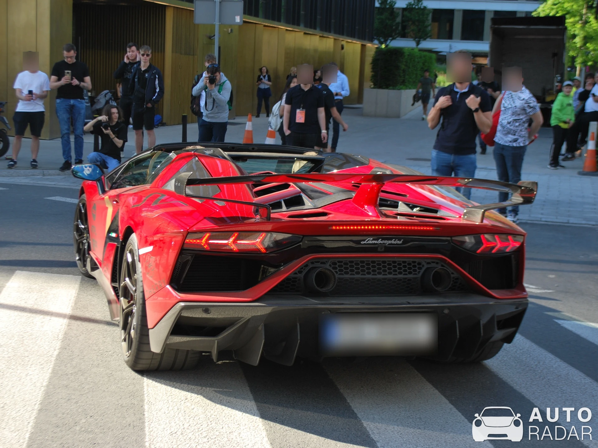 Lamborghini Aventador LP770-4 SVJ Roadster spotted in Warszawa, Poland