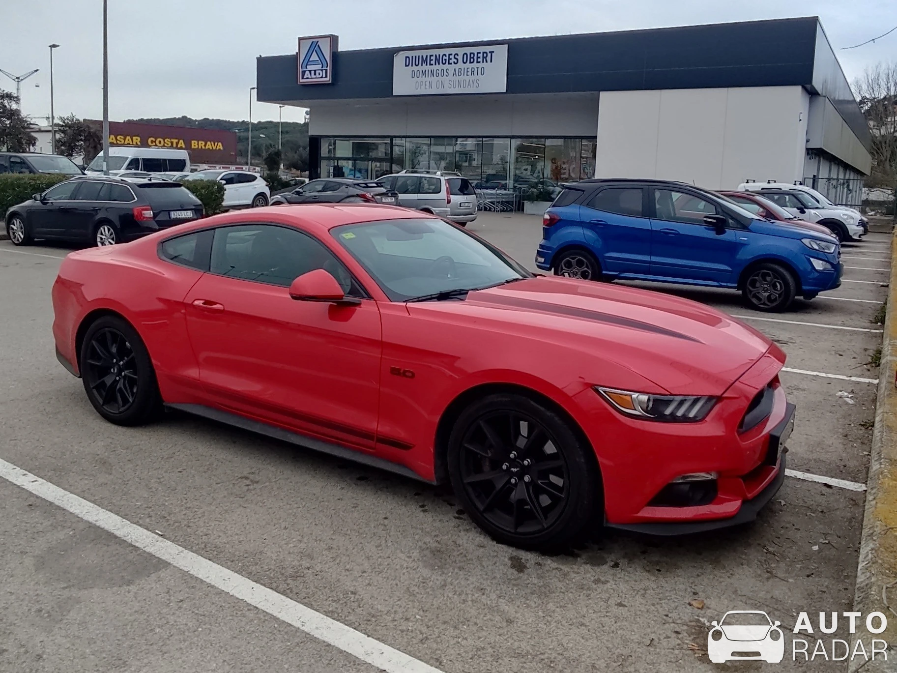 Ford Mustang GT spotted in Lloret de Mar, España