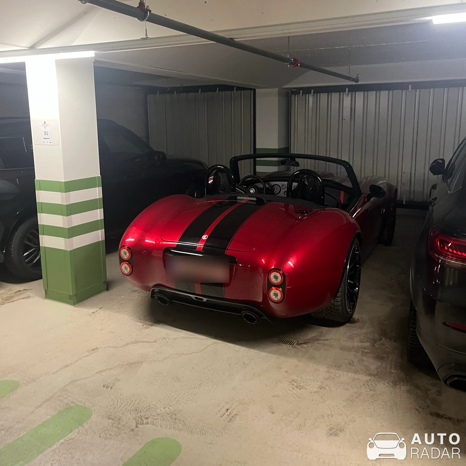 AC Cobra GT Roadster spotted in Sankt Moritz