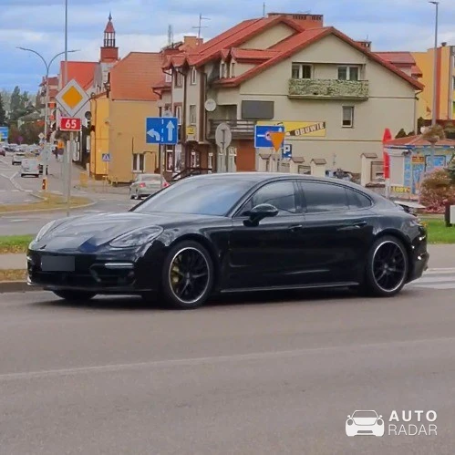 Porsche 971 Panamera Turbo spotted in Grajewo, Poland