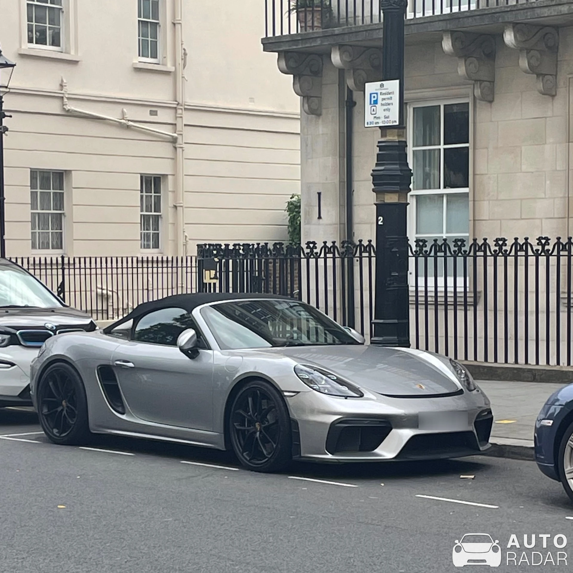 Porsche 718 Spyder spotted in Kensington, United Kingdom