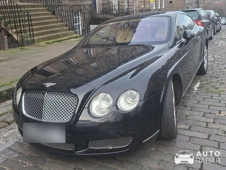 Bentley Continental GT spotted in Edinburgh, Verenigd Koninkrijk