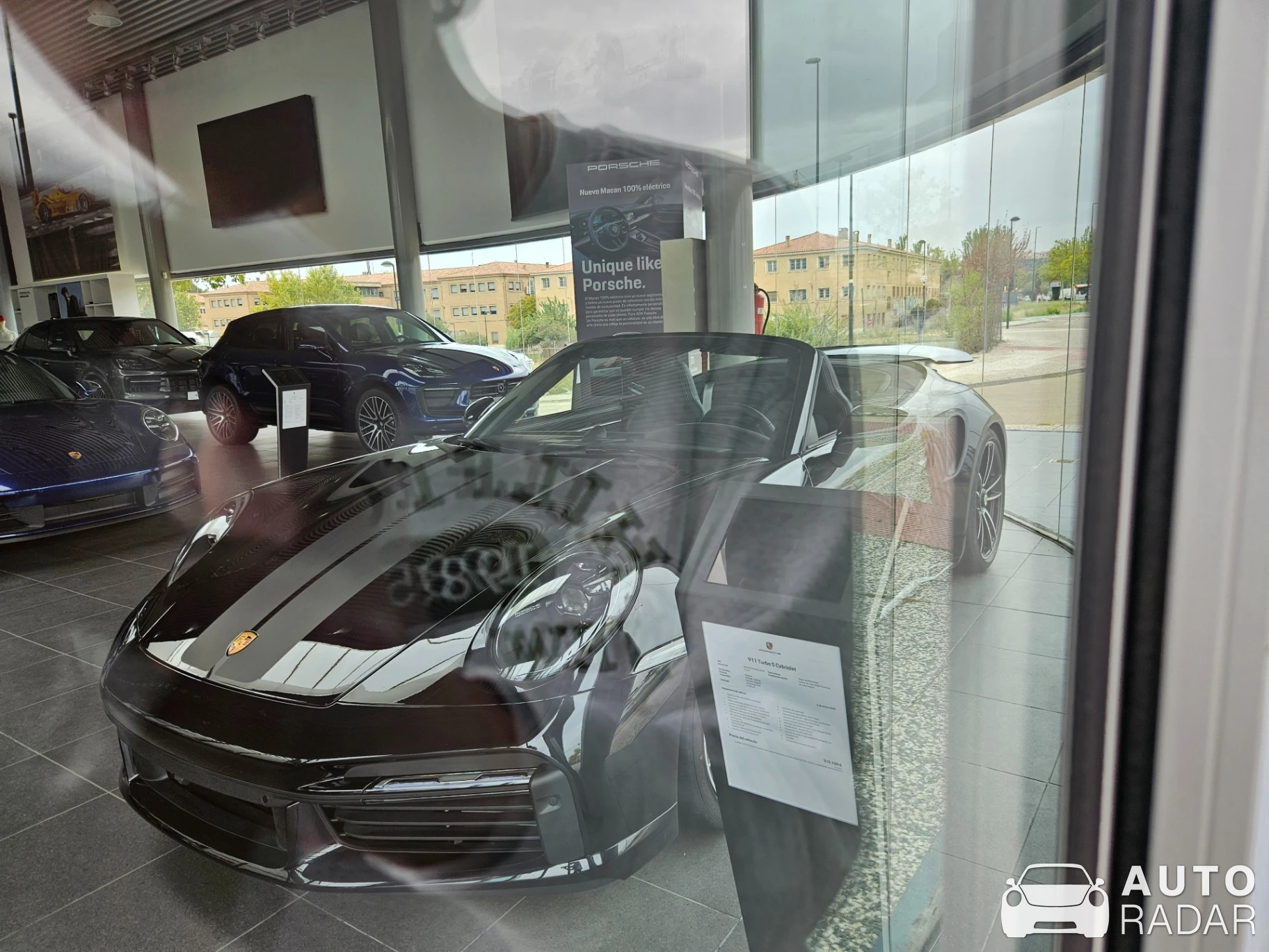 Porsche 992 Turbo S Cabriolet MkI spotted in Zaragoza, Spain