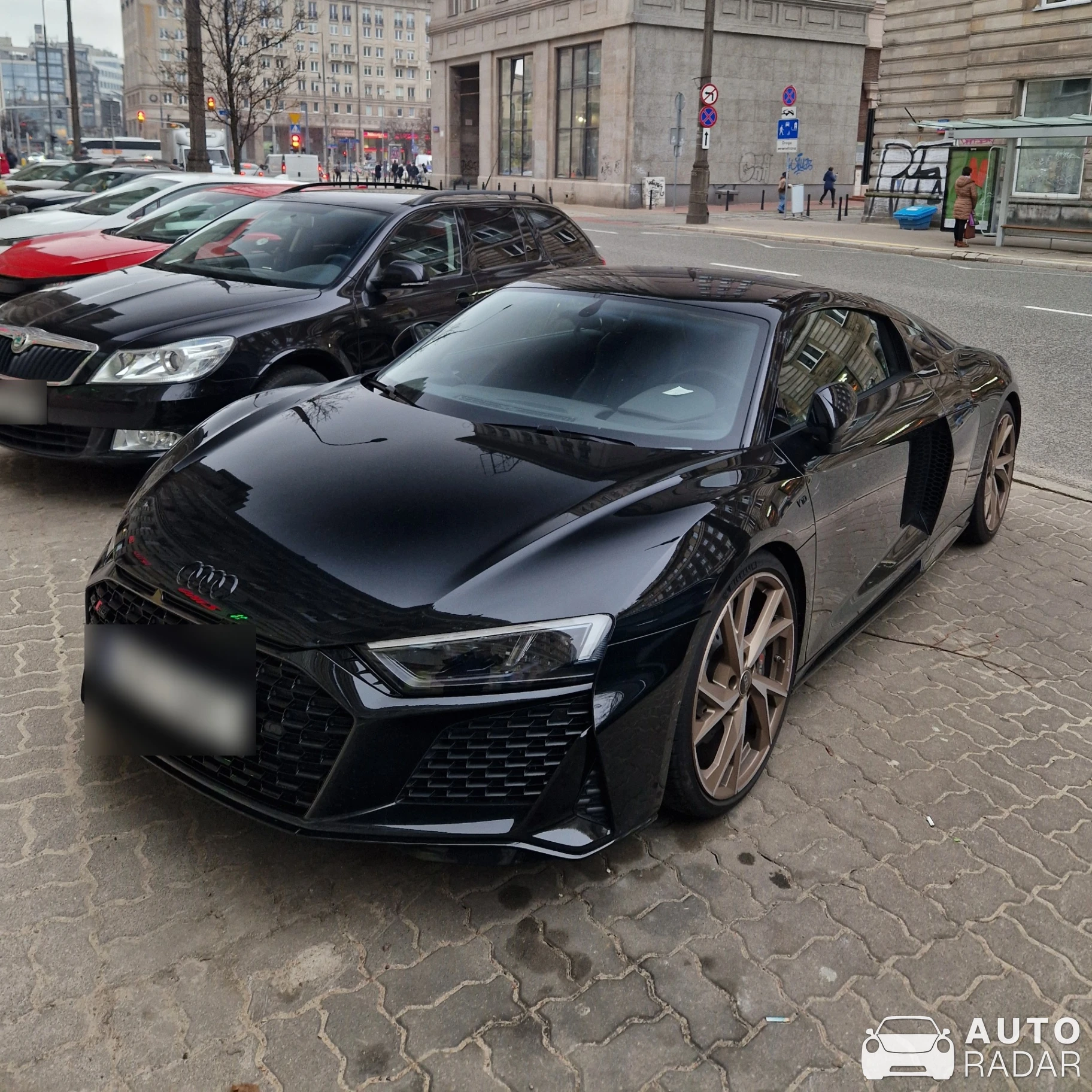 Audi R8 V10 2020 RWD spotted in Warszawa, Poland