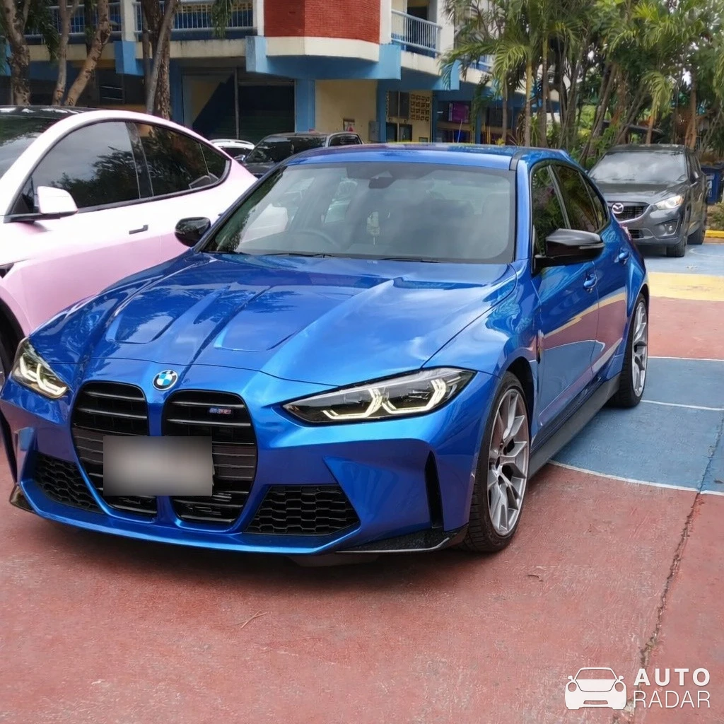 BMW M3 G80 Sedan Competition spotted in Bangkok, Thailand