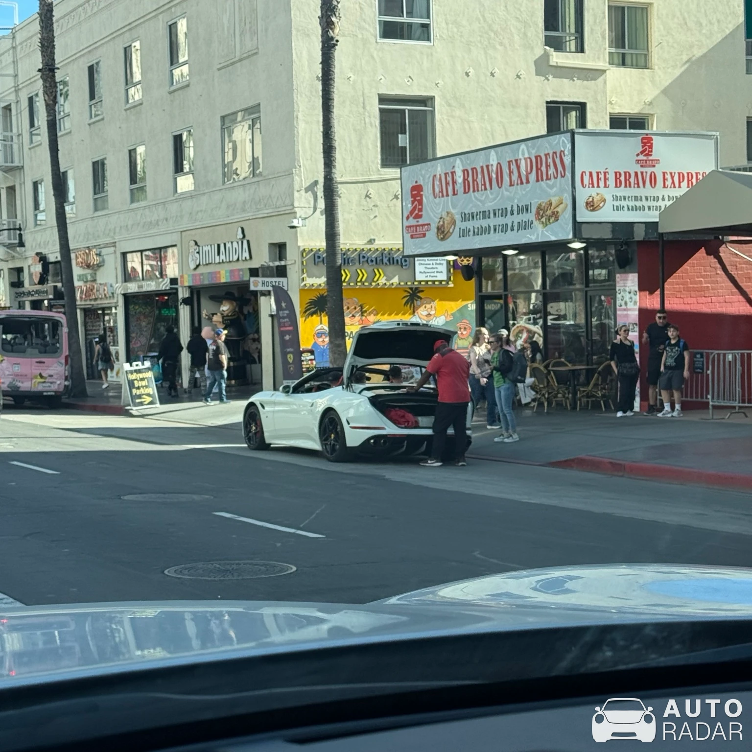 Ferrari California spotted in Los Angeles, United States