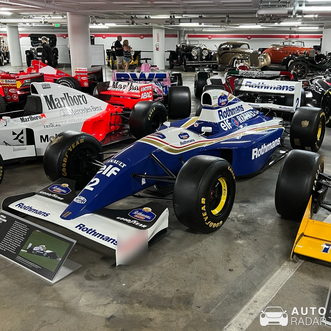 Williams FW15 spotted in Los Angeles