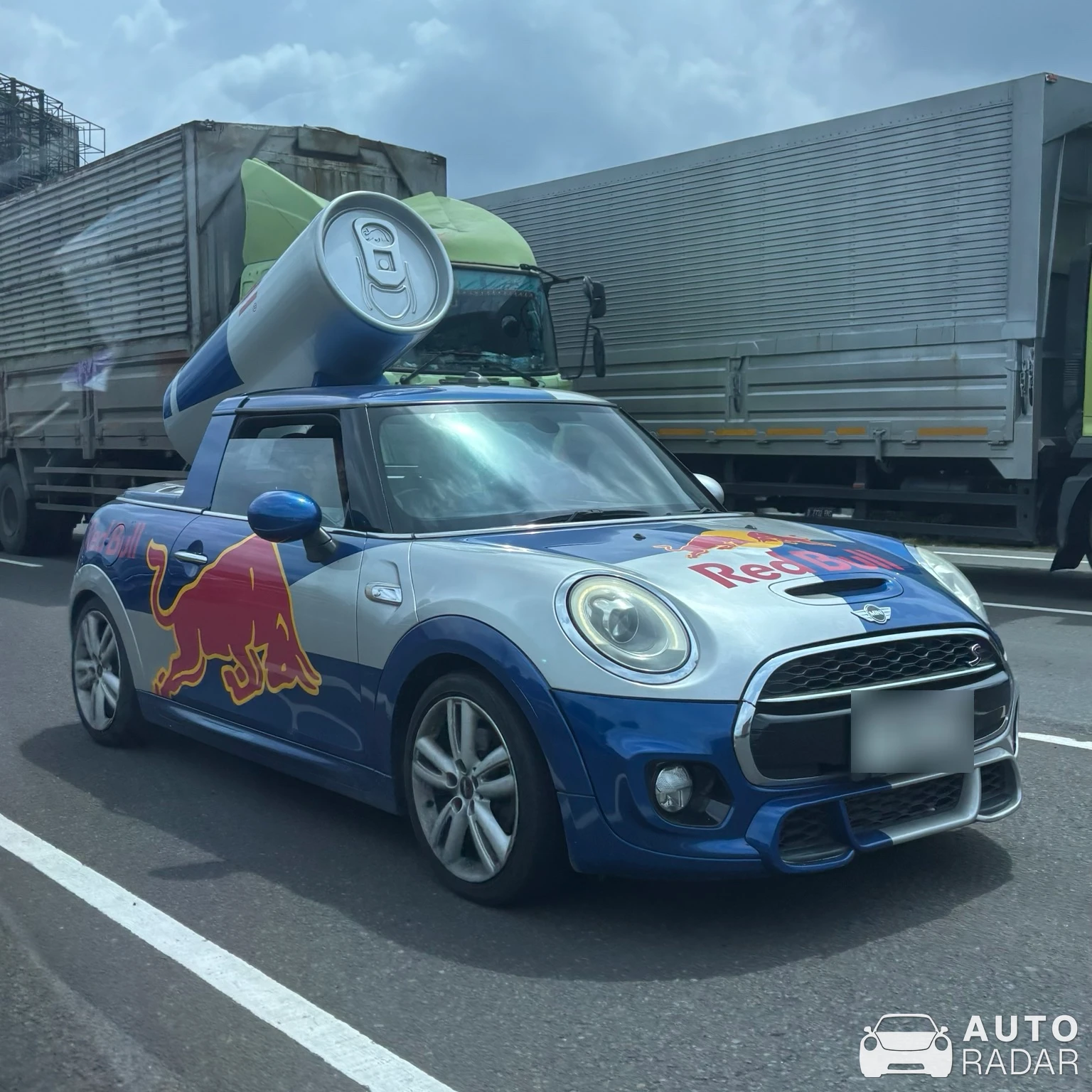 Mini Cooper Red Bull spotted in Kota Tangerang, Indonesia