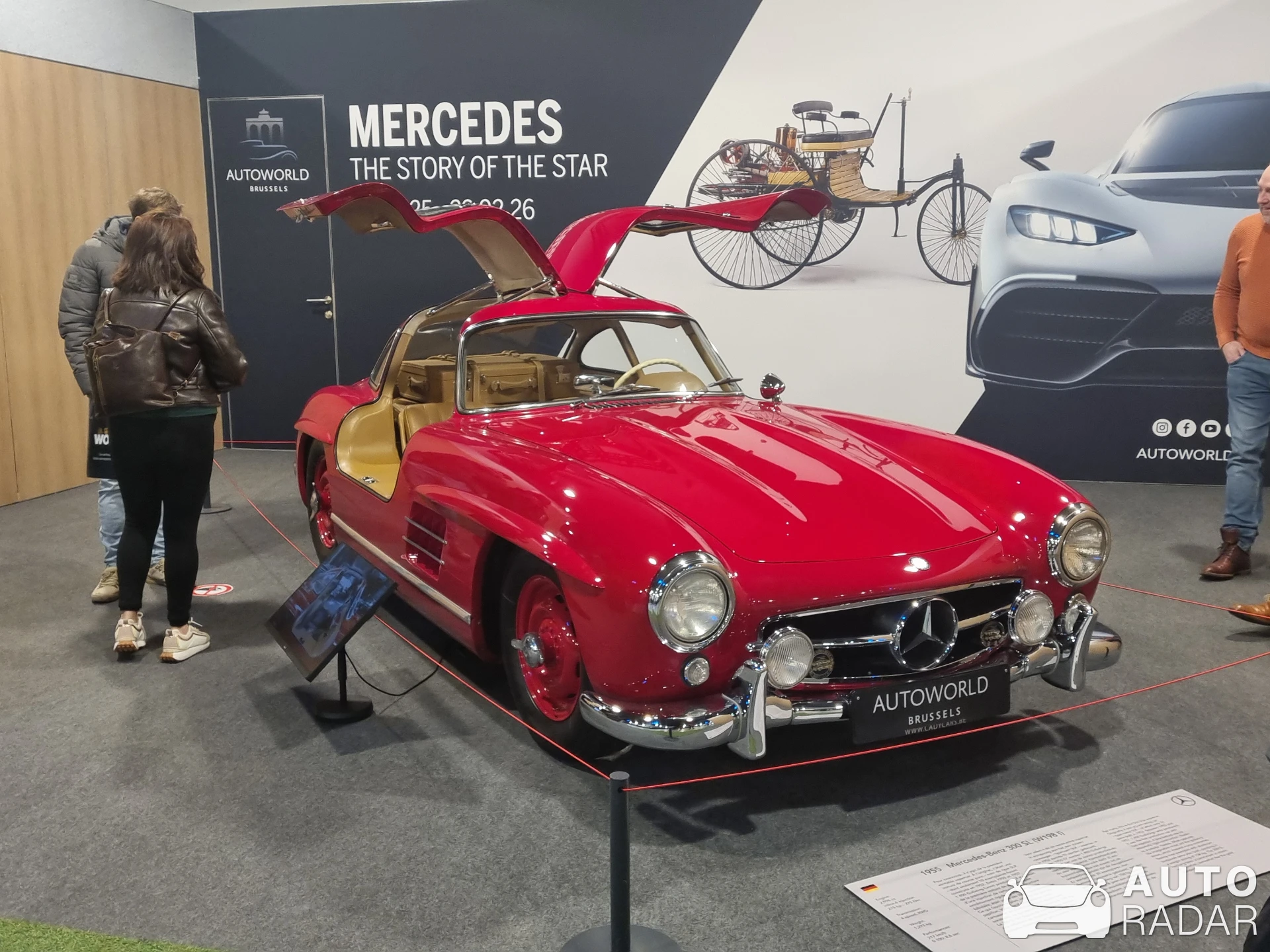 Mercedes-Benz 300SL Gullwing spotted in Brussels, Belgium
