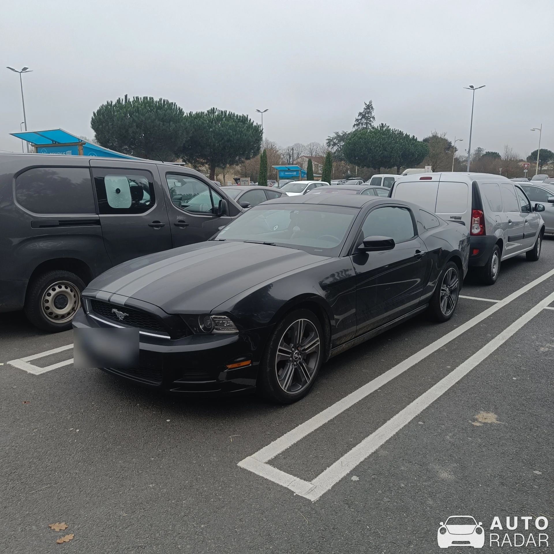 Ford Mustang GT spotted in Gétigné, France