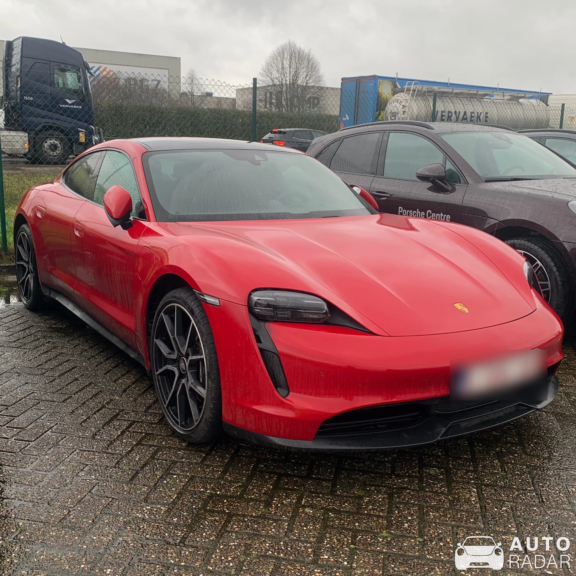 Porsche Taycan GTS spotted in Wommelgem, België