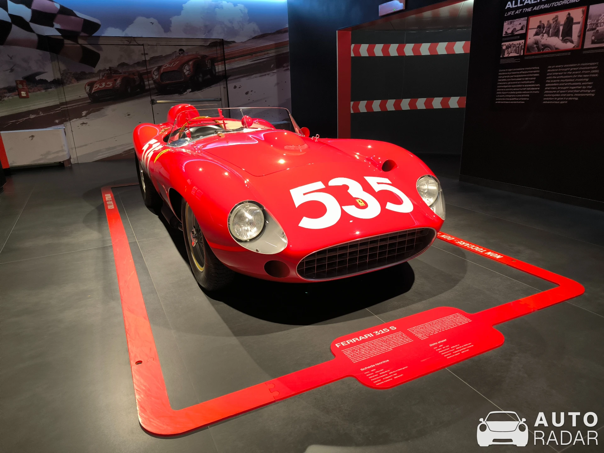 Ferrari 315 S spotted in Maranello