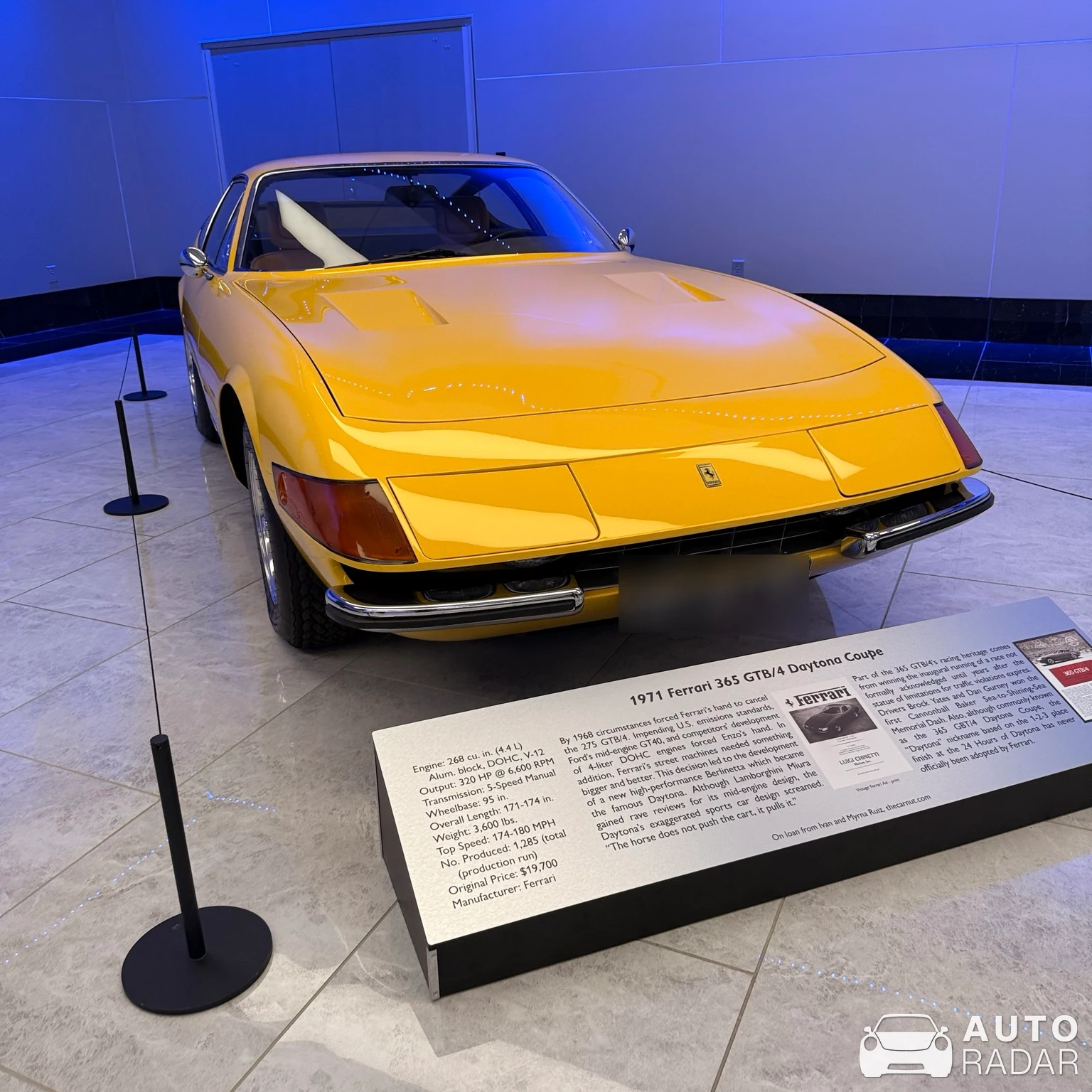 Ferrari 365 GTB/4 Daytona spotted in Cartersville