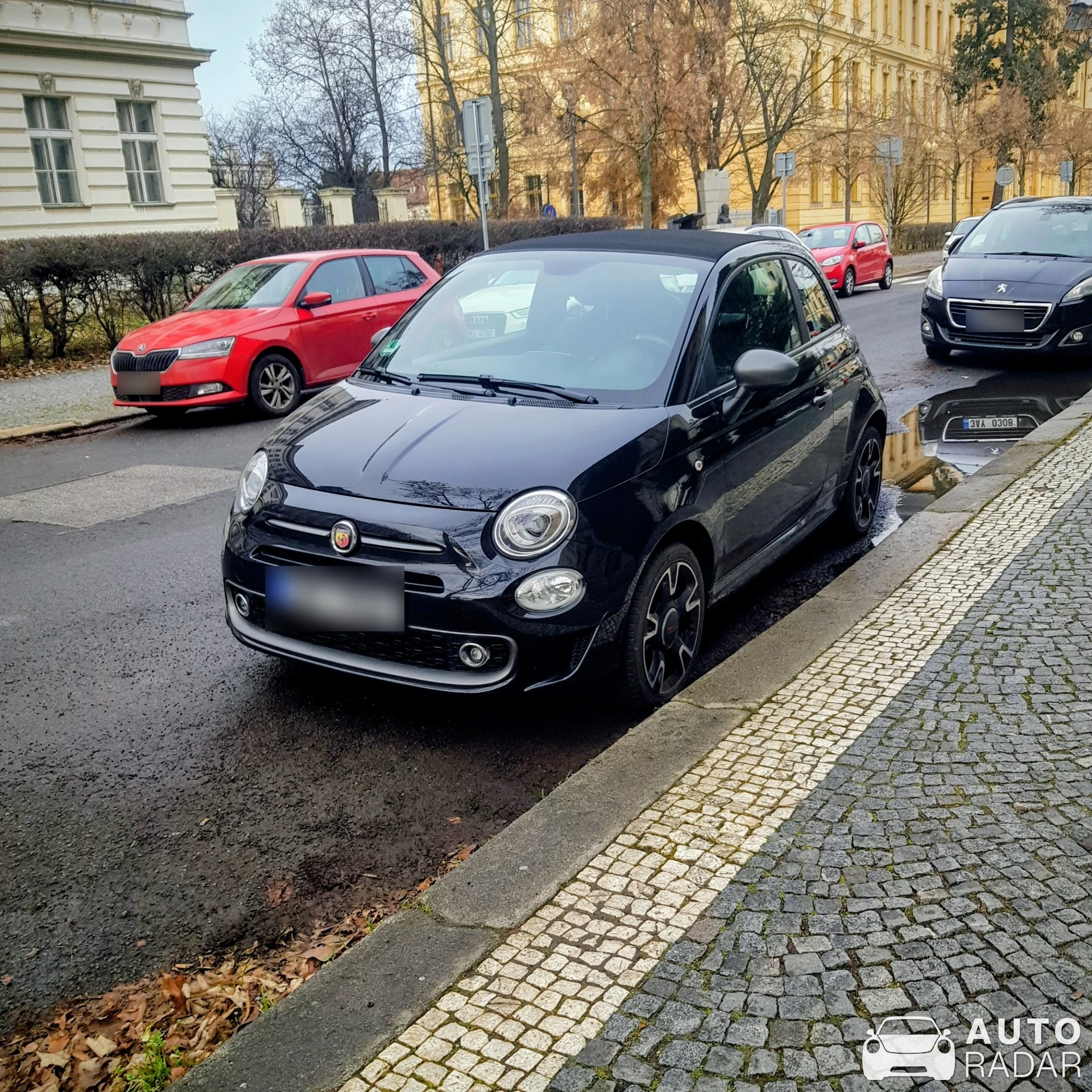 Abarth 500C spotted in Mladá Boleslav