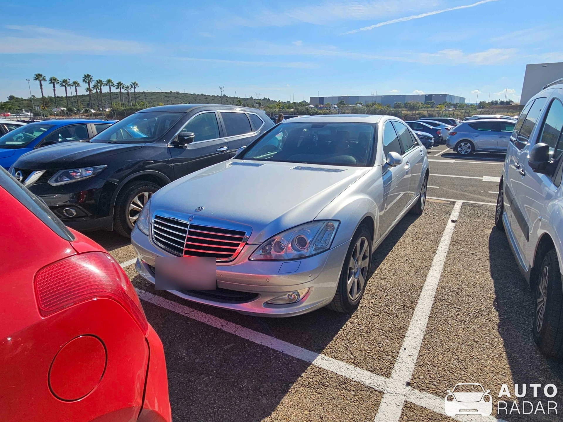 Mercedes-Benz S-Klasse W221 spotted in Cheste, Spain