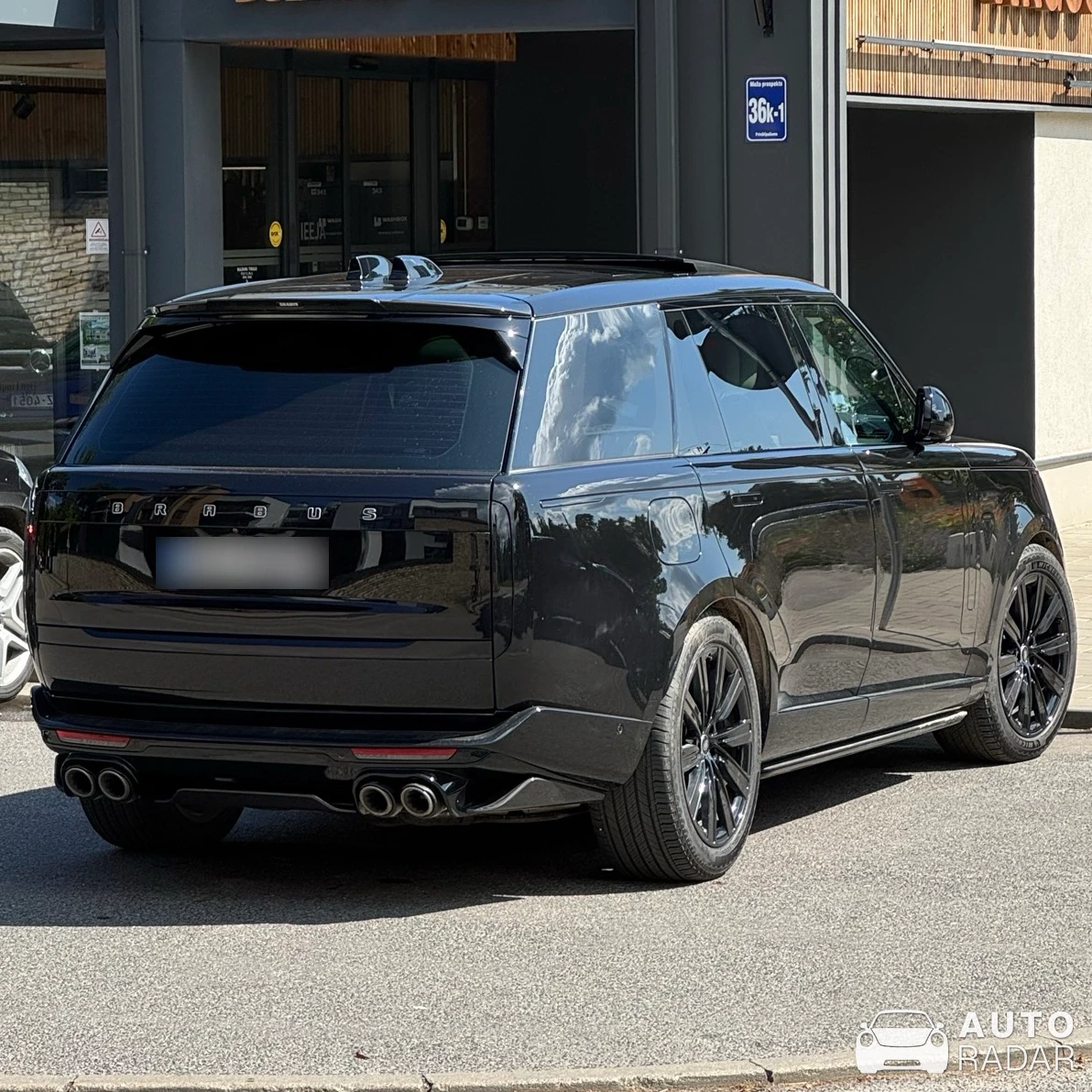 Brabus Range Rover 600 spotted in Jūrmala