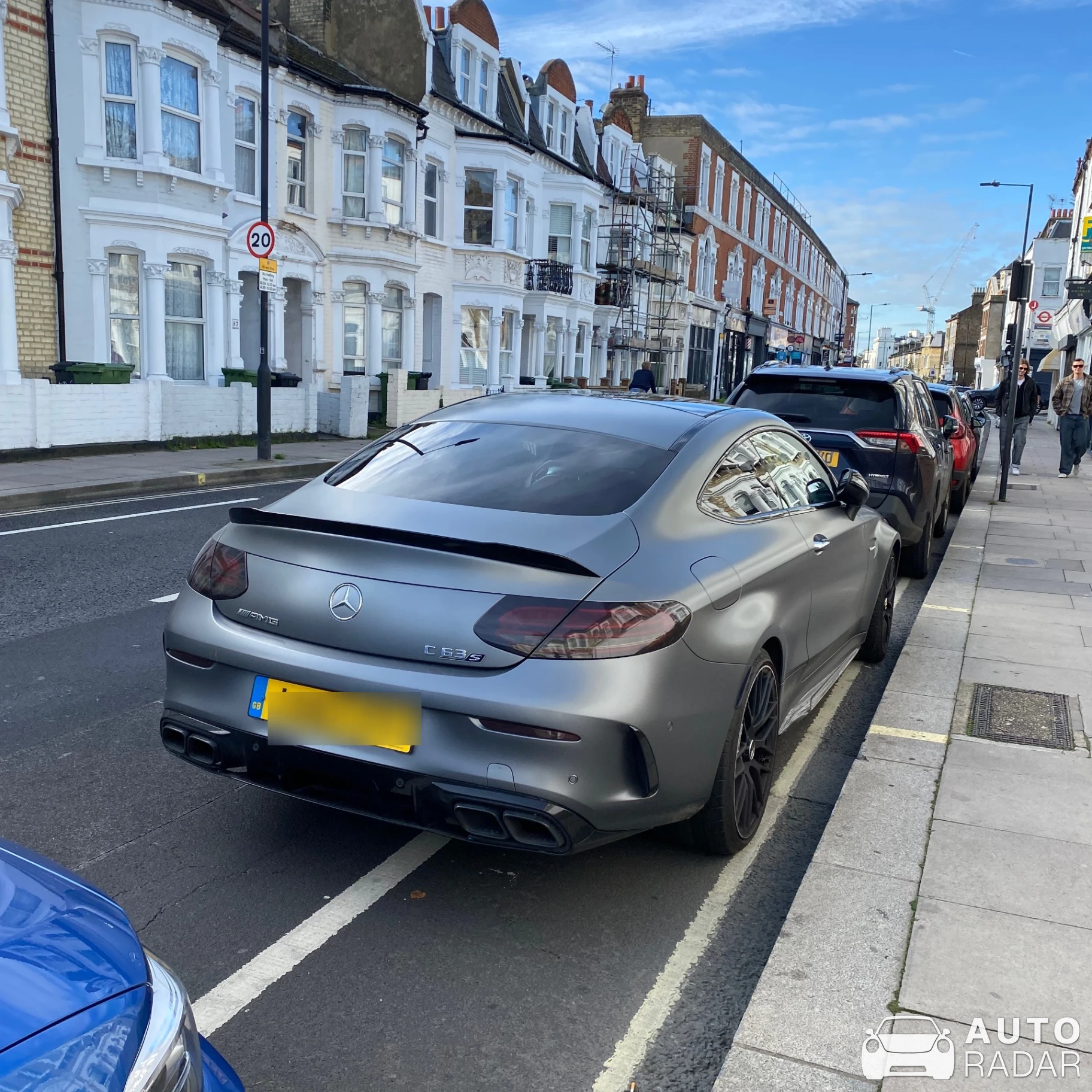 Mercedes-AMG Renntech C 63 S Coupé C205 spotted in Greater London, United Kingdom