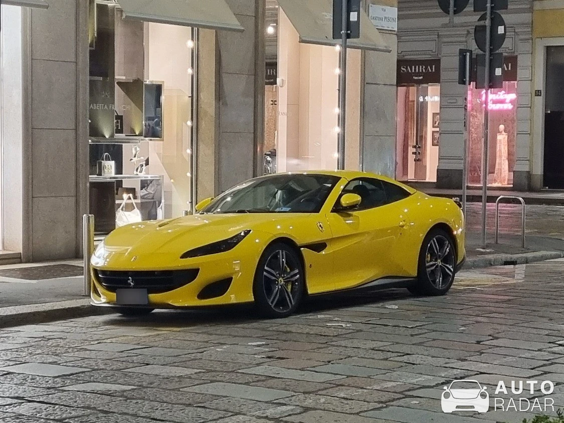 Ferrari Portofino spotted in Milano, Italia