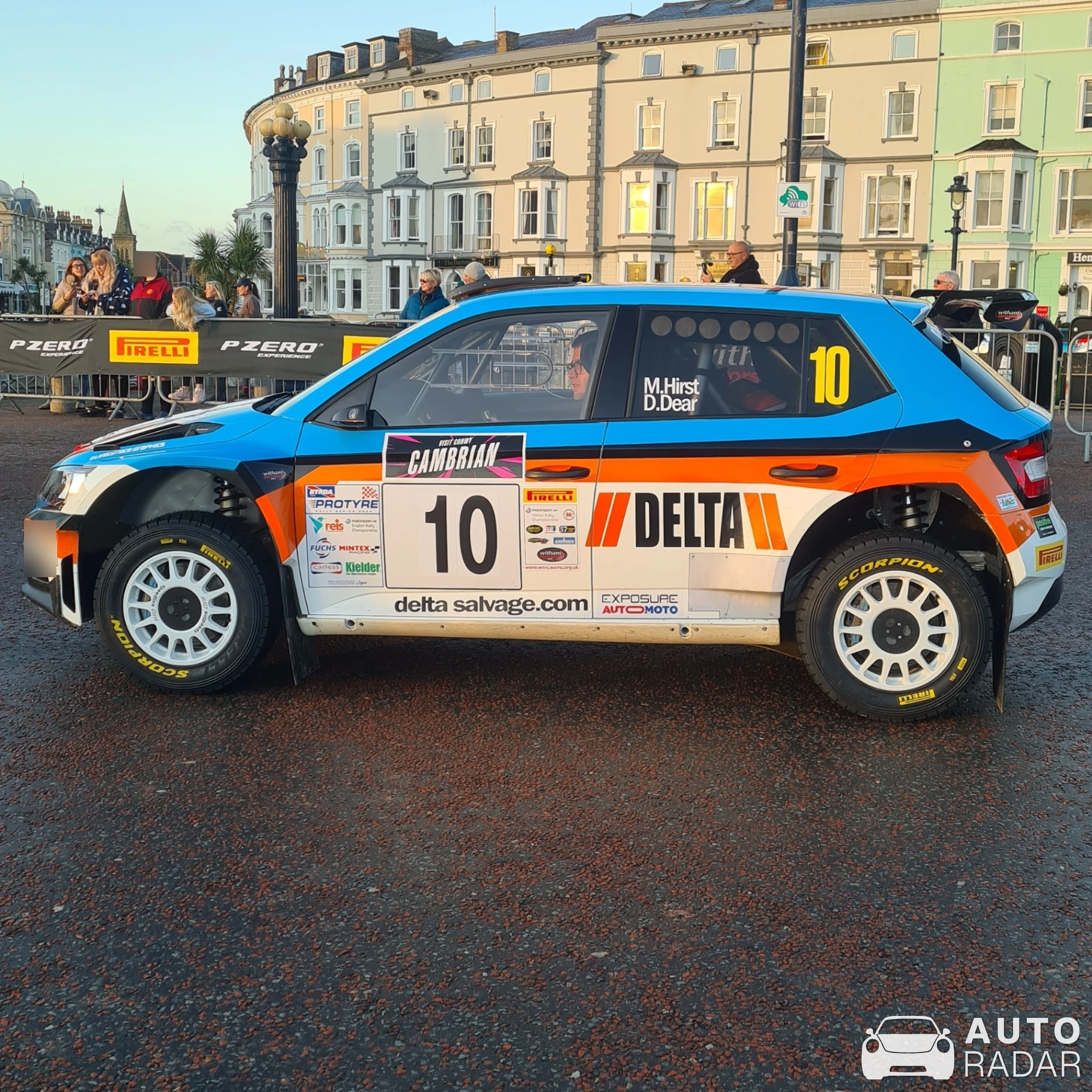 Škoda WRC Fabia RS spotted in Conwy Principal Area, United Kingdom