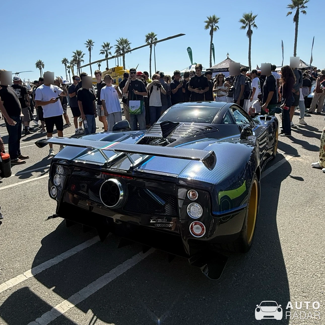 Pagani Zonda Tricolore spotted in Huntington Beach