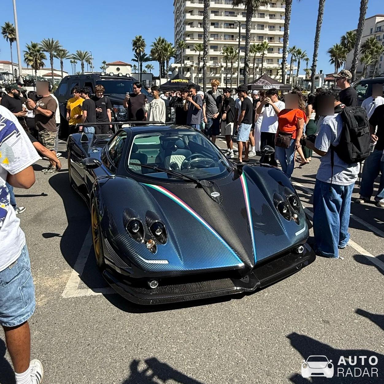 Pagani Zonda Tricolore spotted in Huntington Beach, United States
