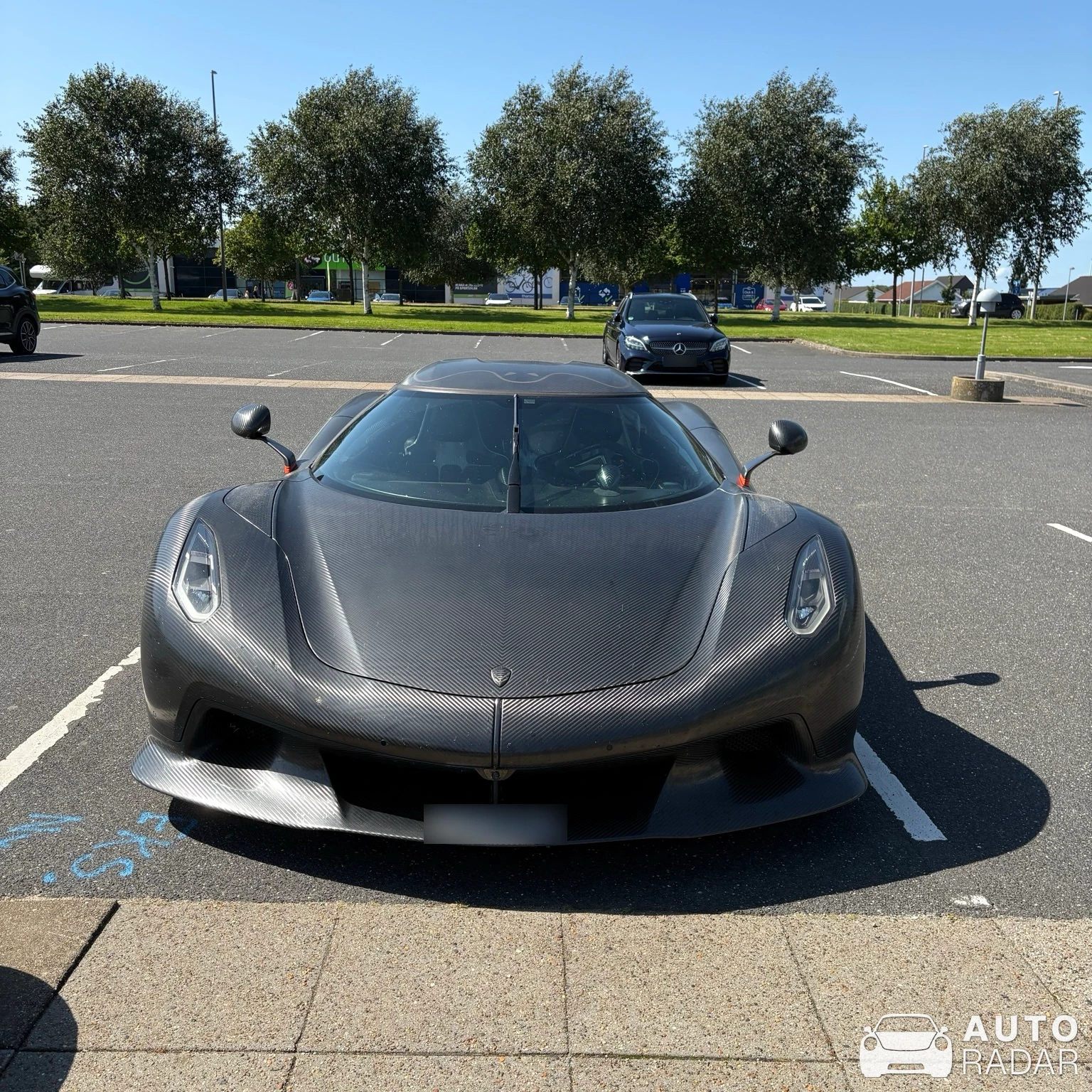 Koenigsegg Jesko Attack Ghost Le Mans spotted in Varde, Danmark
