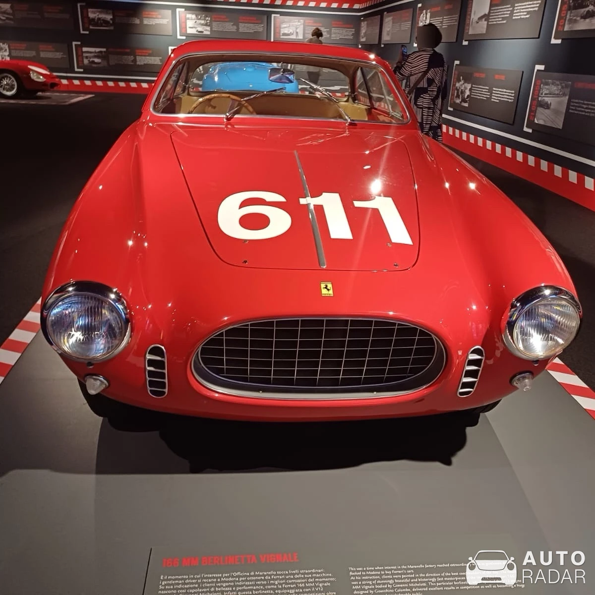 Ferrari 166 MM Vignale Berlinetta spotted in Maranello